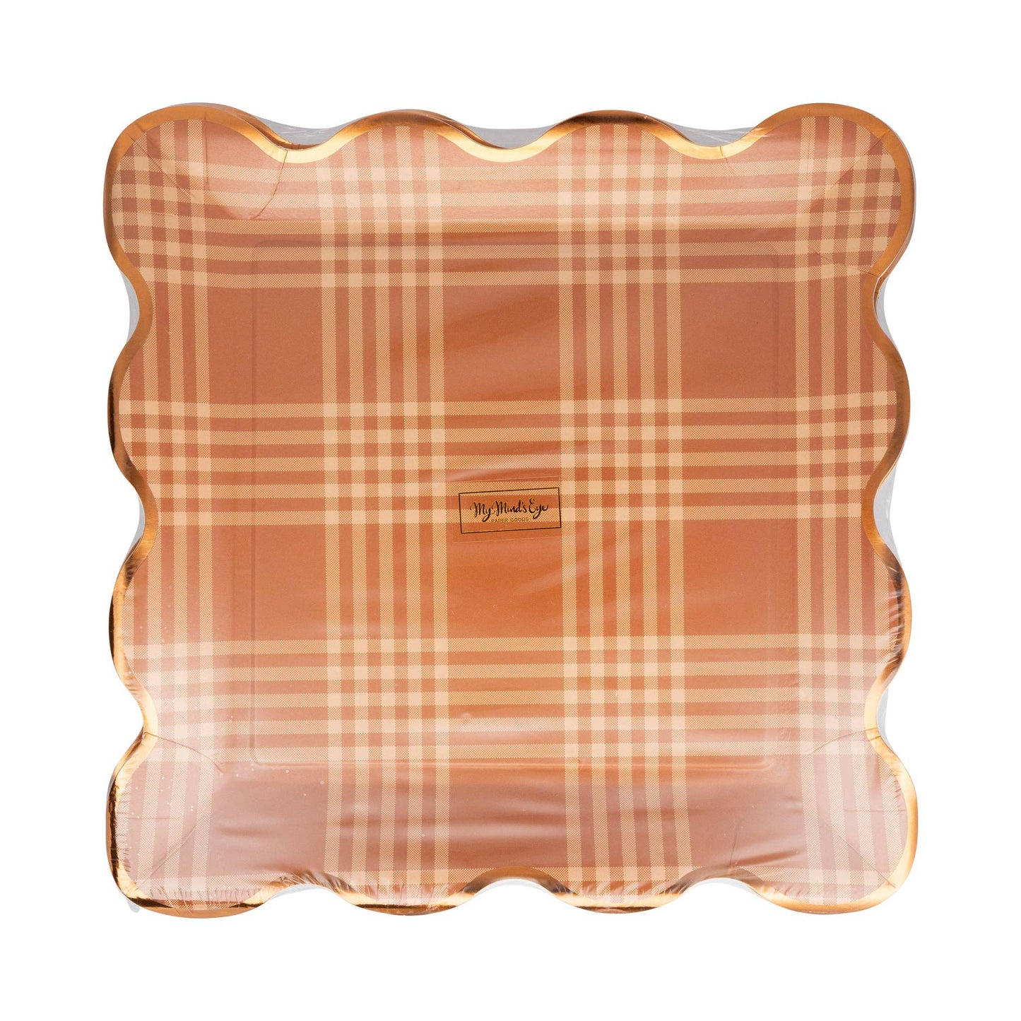 WHT1241 - Plaid Plate - The Party Company