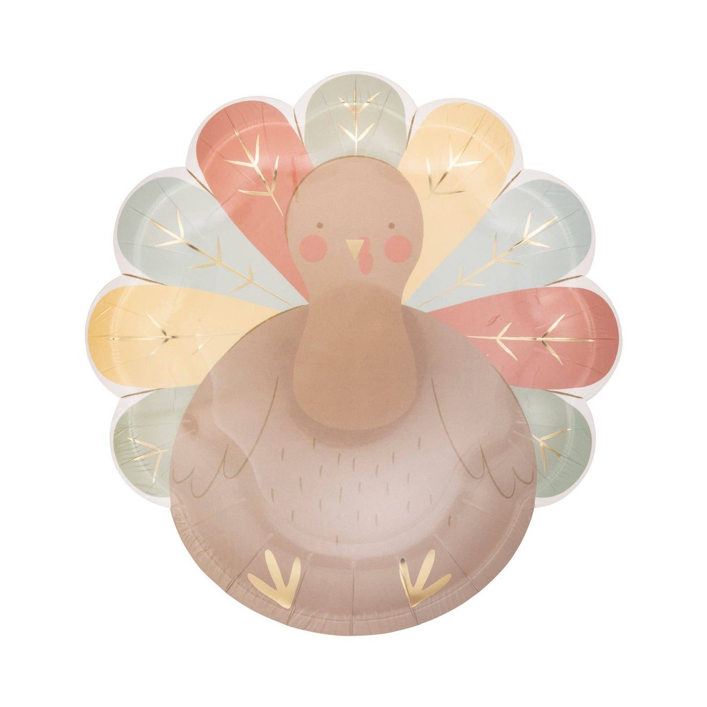 PLPL512 - Turkey Shaped Plate - The Party Company