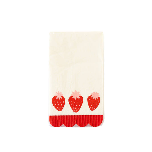 PLNP108 - Berry Fringe Scallop Guest Towel