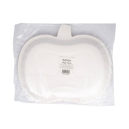 GVP1240 - Groovy Pumpkin Shaped Paper Plate