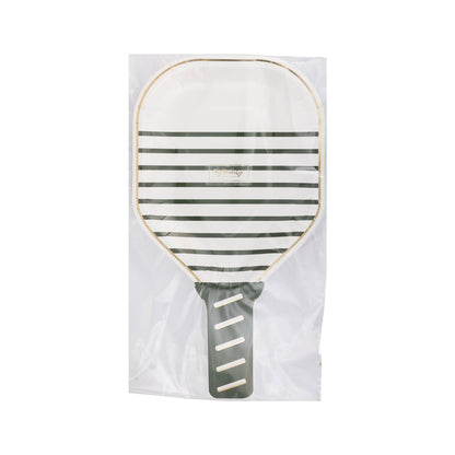 PCK1043 - White Paddle Shaped Paper Plate
