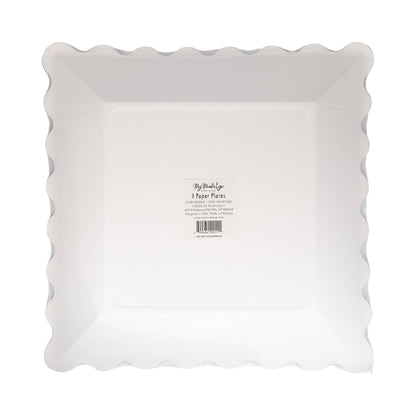 GVP1242 - Pink & Orange Checkered 11" Paper Plate
