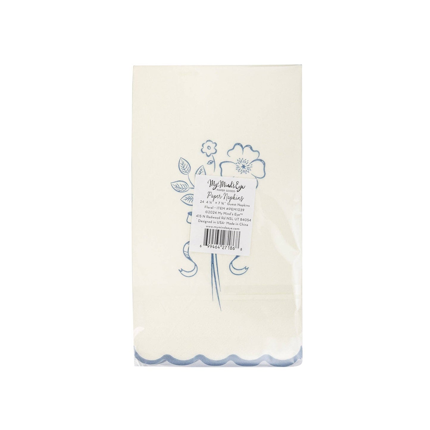 PEM1039 - Pembroke Flower Paper Disposable Dinner Napkin